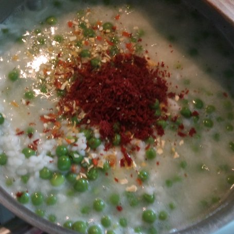 Krok 5 - Risotto z groszkiem foto