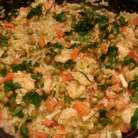 Krok 8 - Risotto z krewetkami vannamei foto