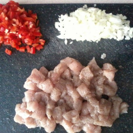 Krok 1 - risotto z kurczakiem foto