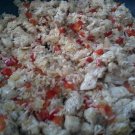 Krok 3 - risotto z kurczakiem foto