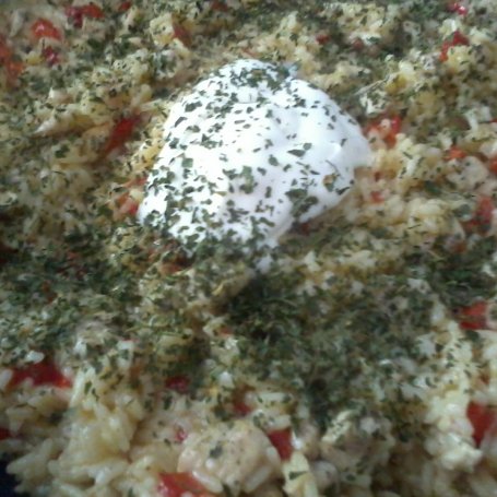 Krok 5 - risotto z kurczakiem foto