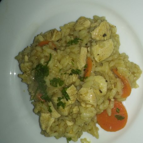 Krok 4 - Risotto z kurczakiem foto