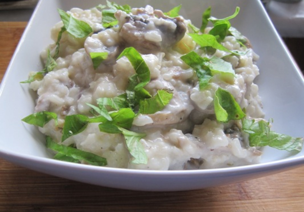 Risotto z pieczarkami a\'la ja DoradcaSmaku.pl