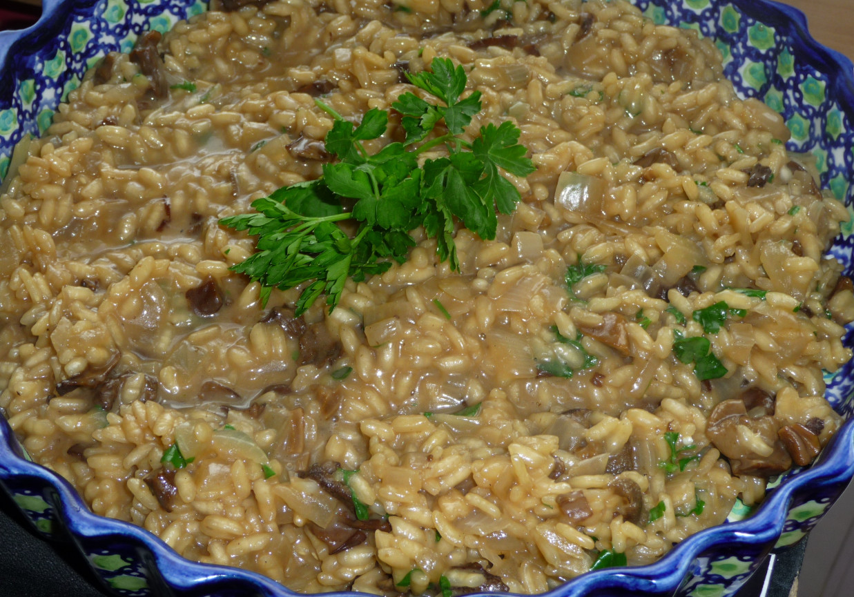 Risotto z suszonymi grzybami DoradcaSmaku.pl