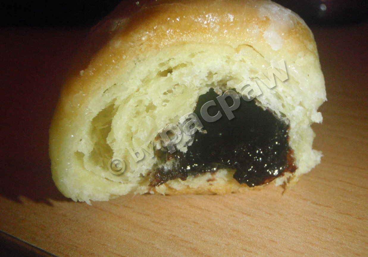 Rogale z ciastem półfrancuskim foto