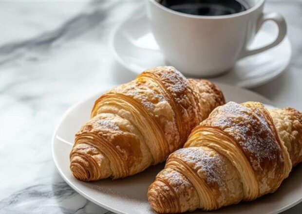 Fotografia przedstawiająca Rogaliki z serem