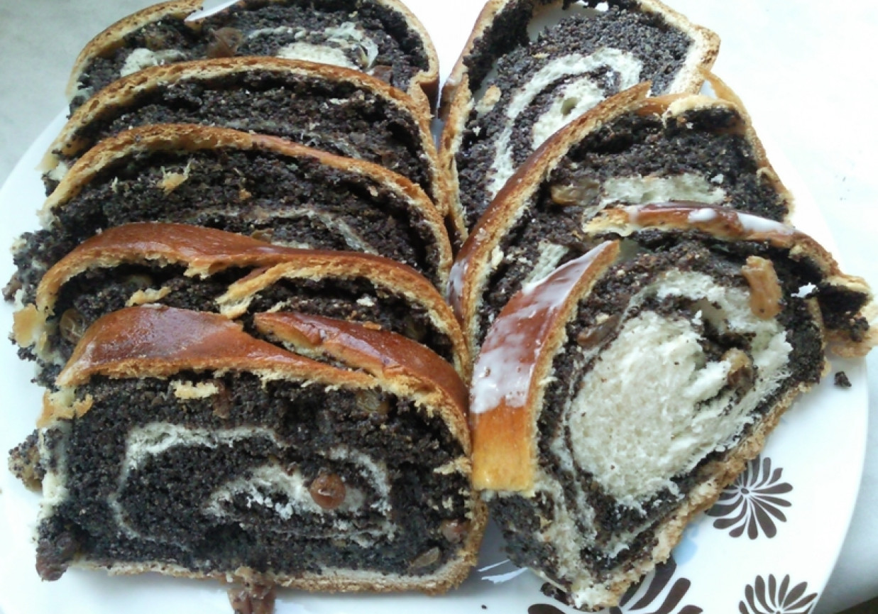 Rolada bardzo makowa foto