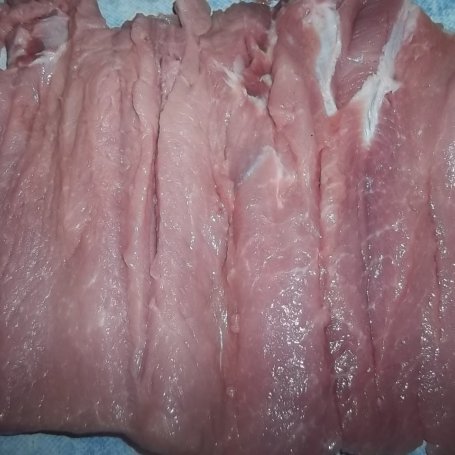 Krok 1 - Rolada schabowa z suszonymi pomidorami w marynacie musztardowej foto