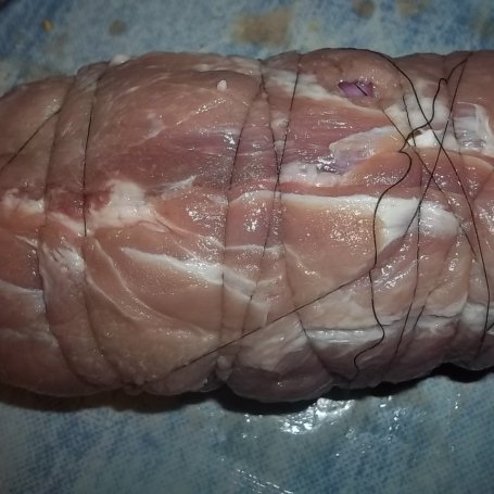 Krok 7 - Rolada schabowa z suszonymi pomidorami w marynacie musztardowej foto