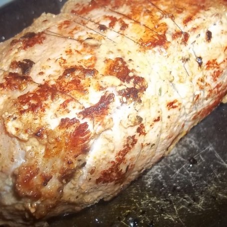 Krok 9 - Rolada schabowa z suszonymi pomidorami w marynacie musztardowej foto