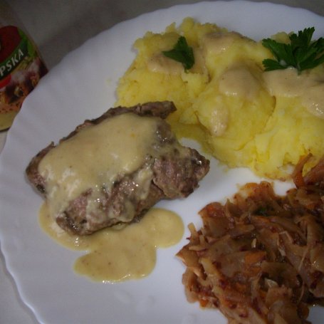 Krok 4 - Rolada z indyka w sosie z musztardy-PRYMAT-. foto