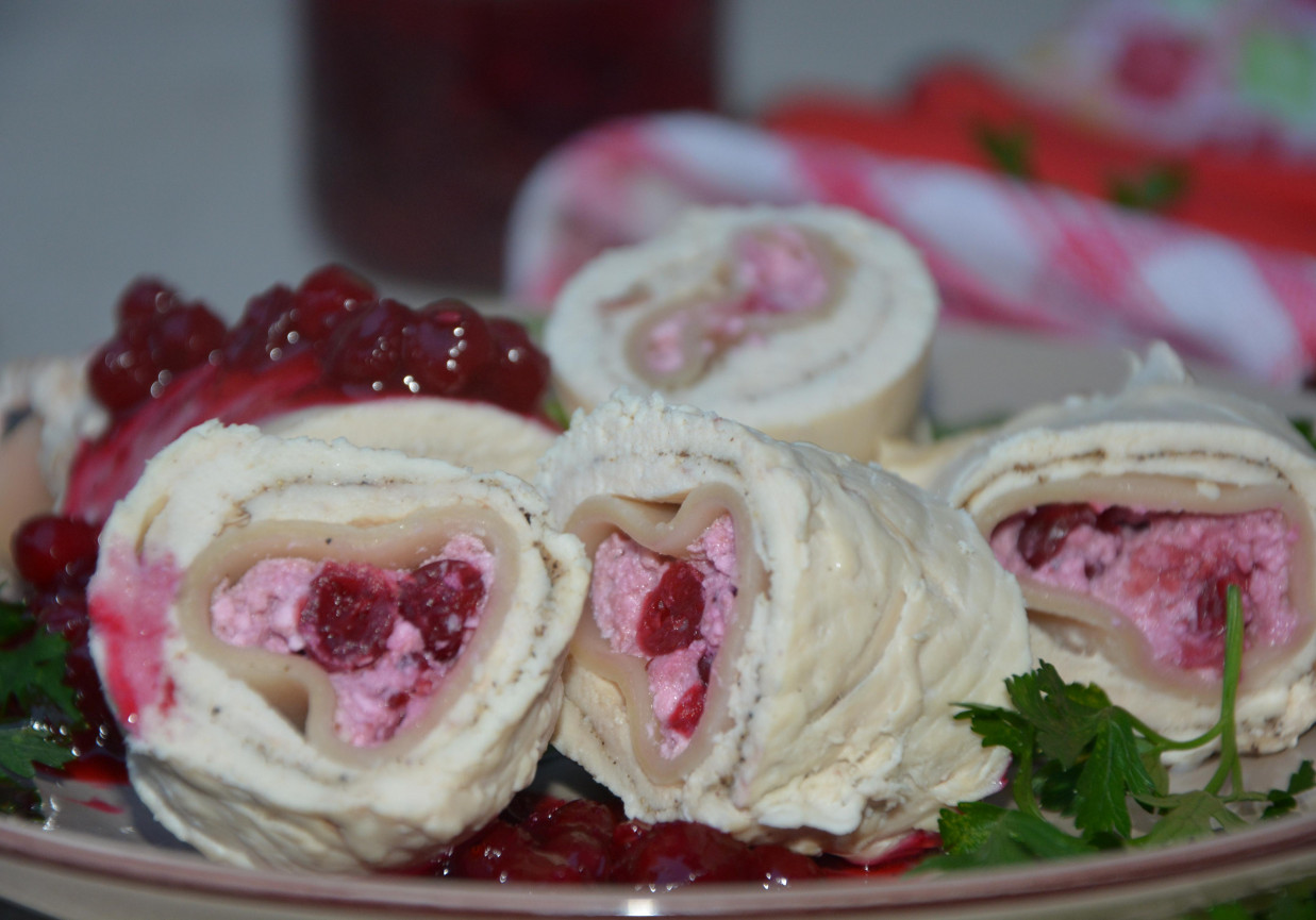 Roladki Drobiowe Gotowane Na Parze Faszerowane Canelonni Z Urawinowym