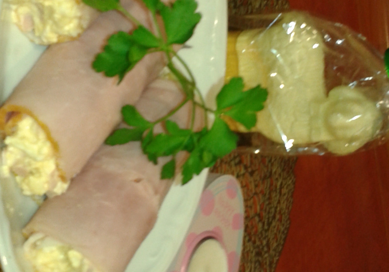 Roladki na śniadanie foto