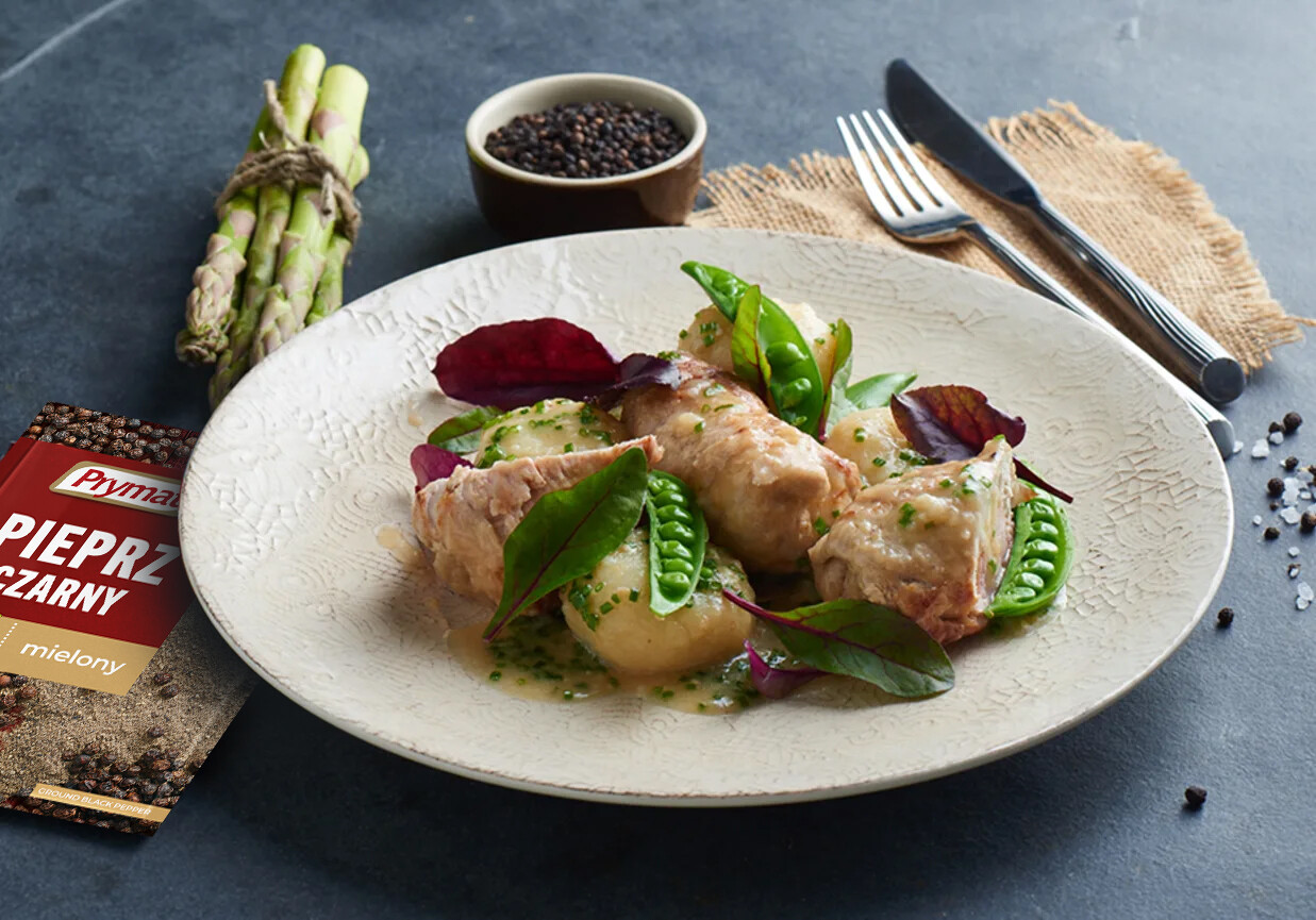 Roladki schabowe w sosie foto