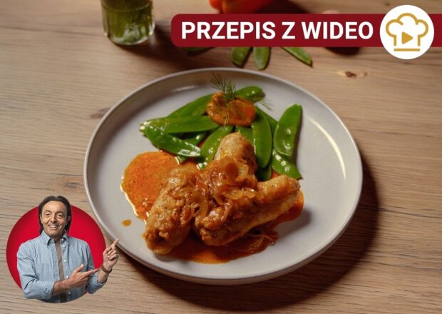 Fotografia przedstawiająca Roladki schabowe z musztardą czeską