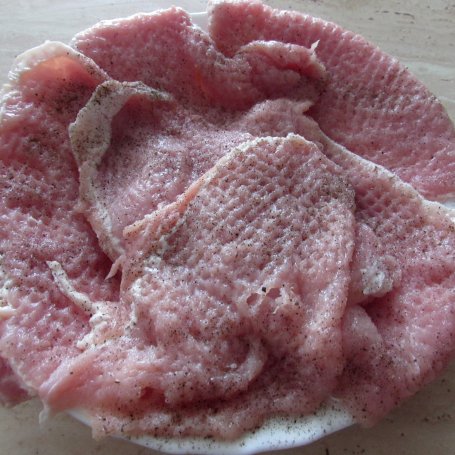Krok 1 - Roladki schabowe z pieczarkami foto