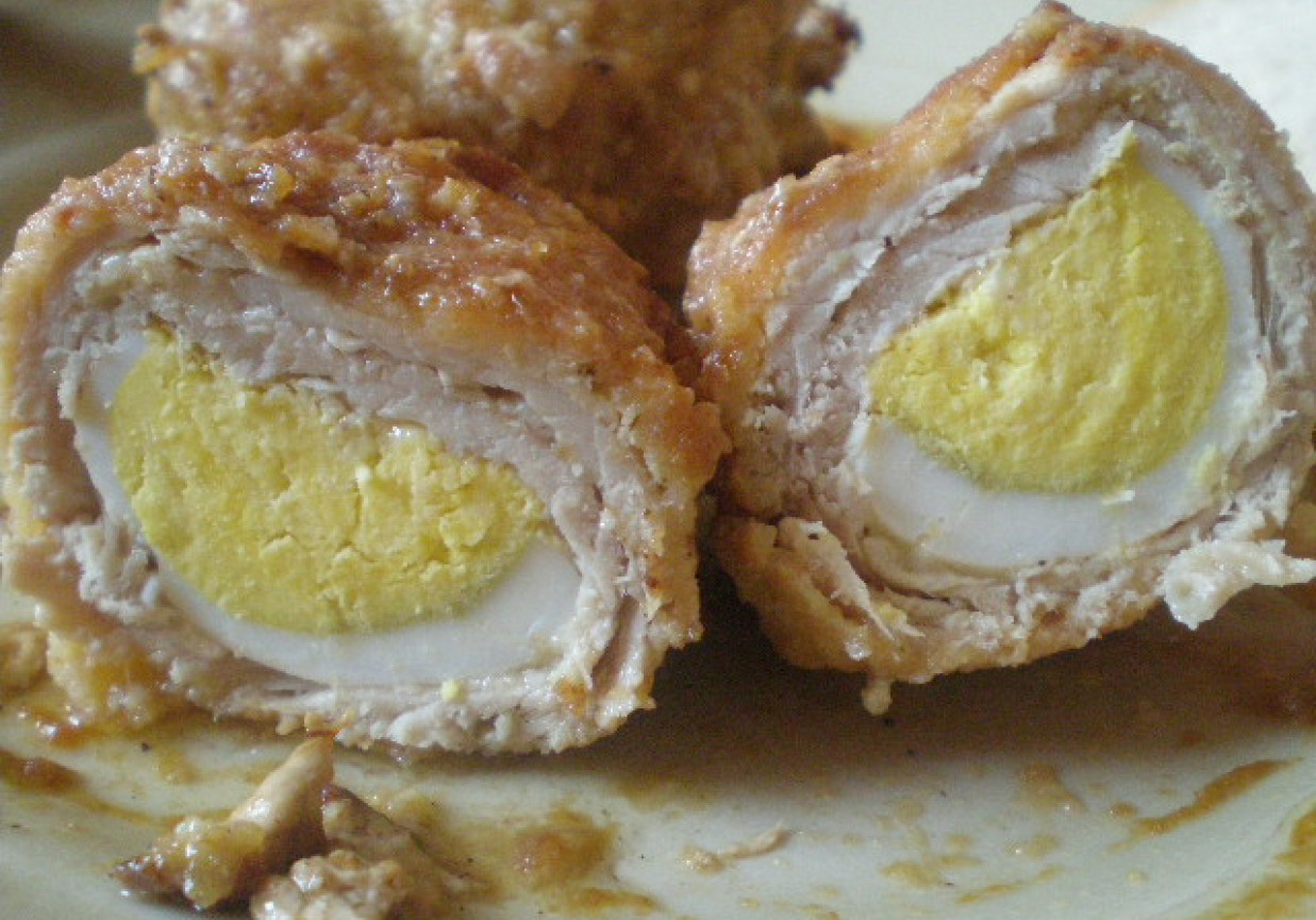 Roladki wieprzowe z jajkiem foto