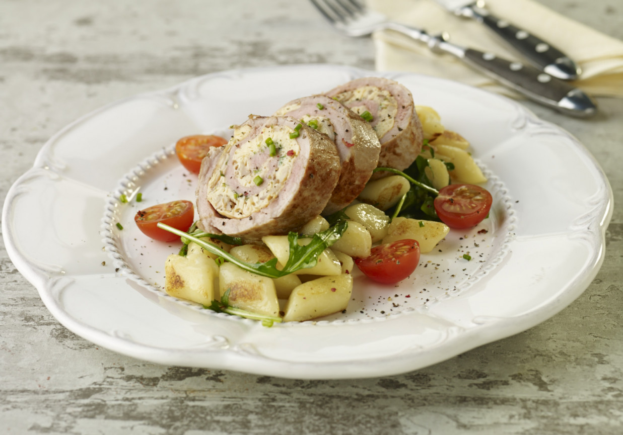 Roladki wieprzowe z omletem - Krok po kroku foto