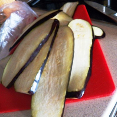 Krok 1 - Roladki z bakłażana foto