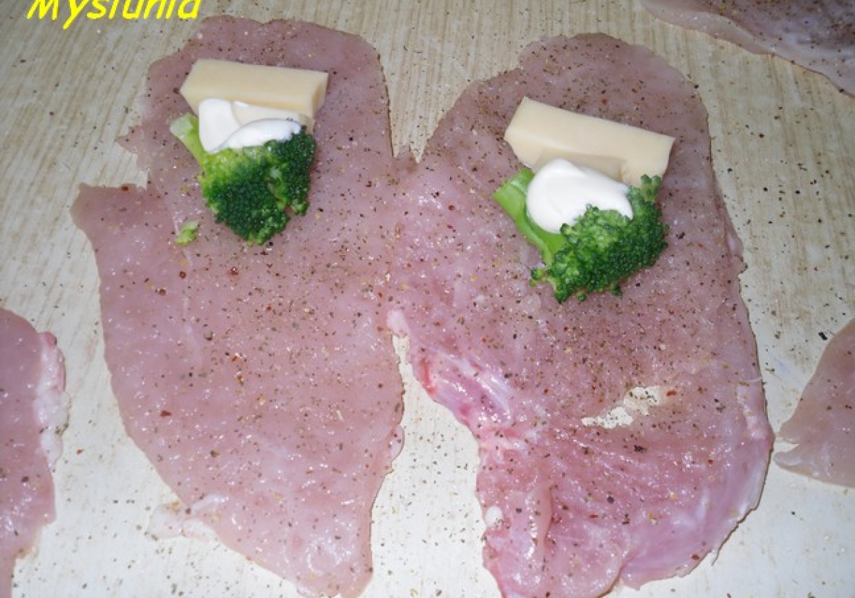 Roladki z brokułem foto