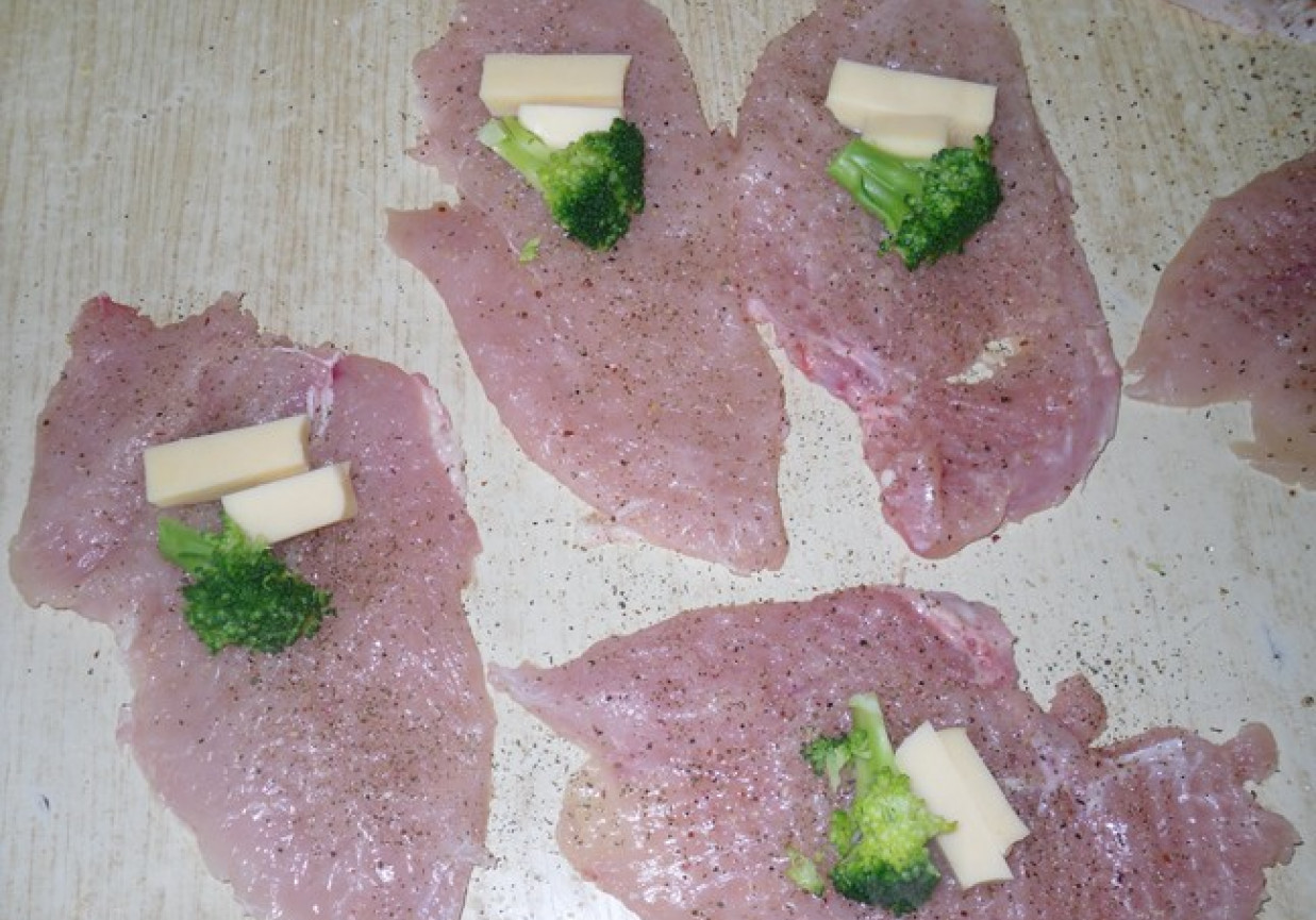 Roladki z brokułem foto