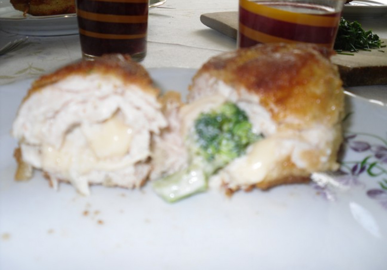 Roladki z brokułem foto