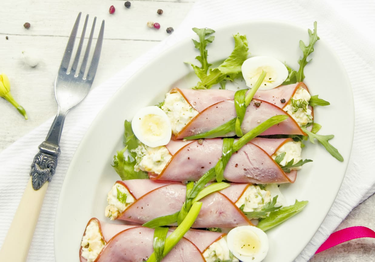 Roladki z farszem chrzanowo-jajecznym foto