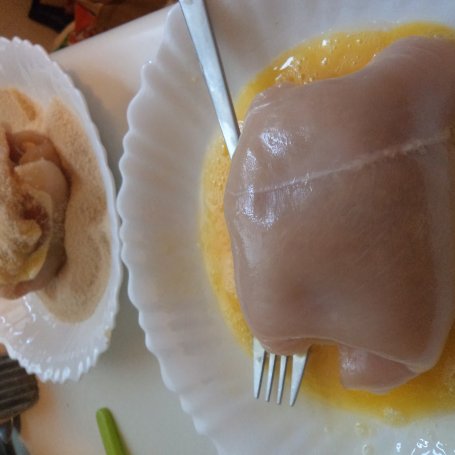Krok 5 - Roladki z fileta wypenione Mozzarellą i Presunto fatiado-szynką surowa dojrzewającą 9 miesięcy :) foto