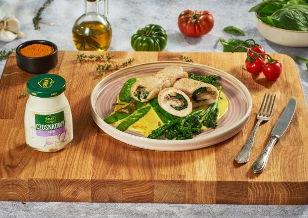 Fotografia przedstawiająca Roladki z indyka ze szpinakiem, DS XXIV, odc. 9