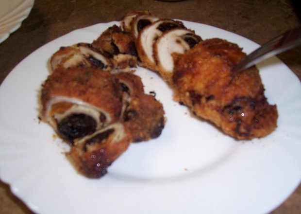 Fotografia przedstawiająca roladki z kurczaka na słodko