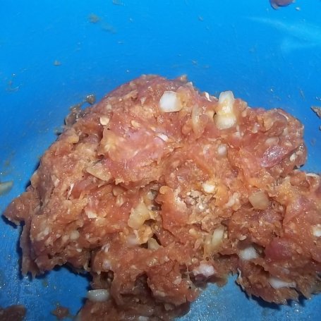 Krok 1 - Roladki z mięsa mielonego z curry i szpinakiem foto