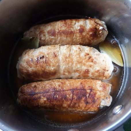 Krok 6 - Roladki z papryką i szparagami foto