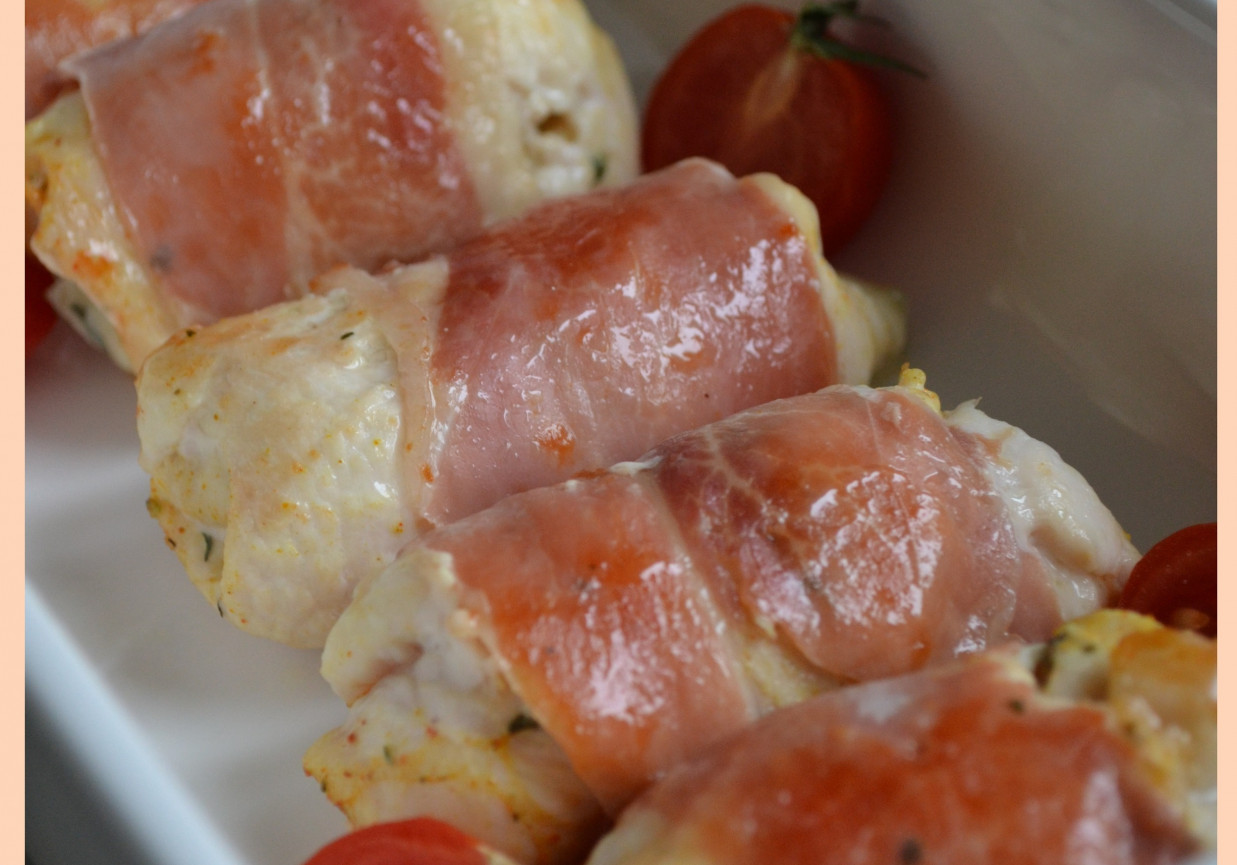Roladki ze schabu z suszonymi pomidorami ,szpinakiem i szynką parmeńską  foto