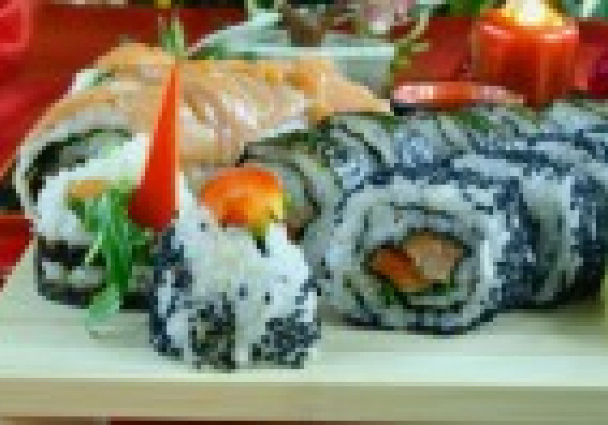 Romantyczne danie dla dwojga sushi
