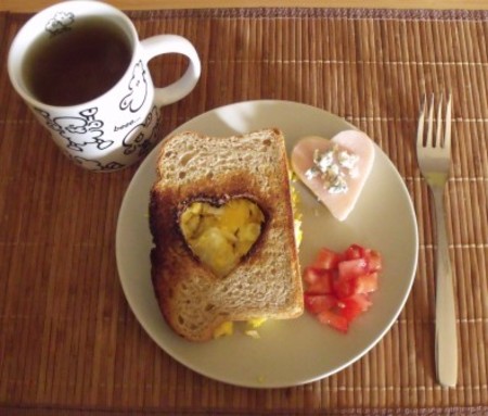 Romantyczne śniadanko