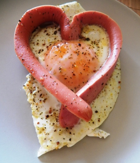 Romantyczne śniadanko