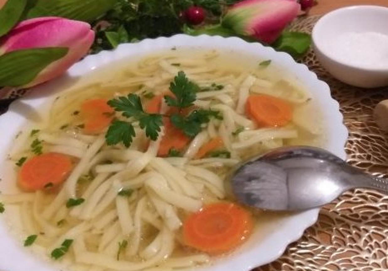 Rosół z kaczki z makaronem DoradcaSmaku.pl