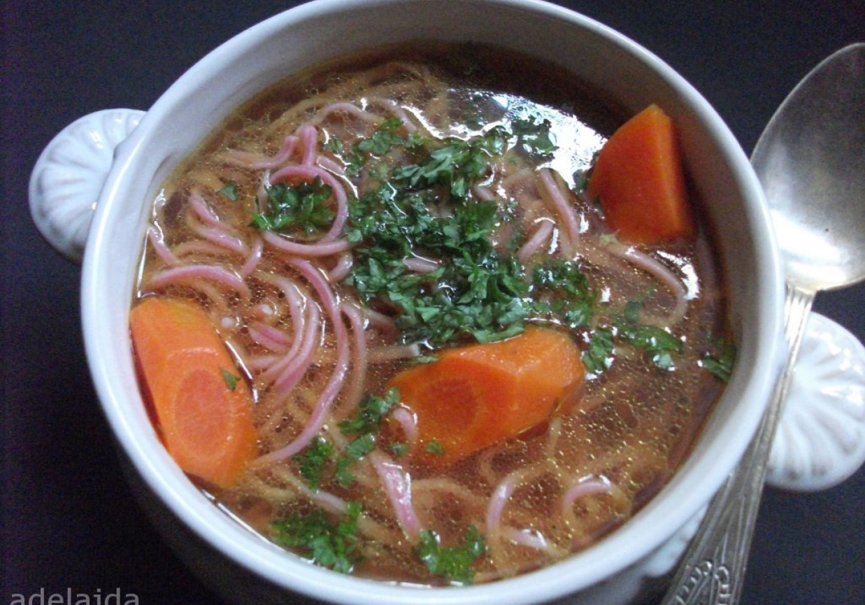 Rosół z mięsa mieszanego foto