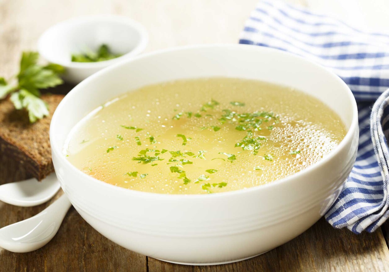 Rosół z perliczki foto