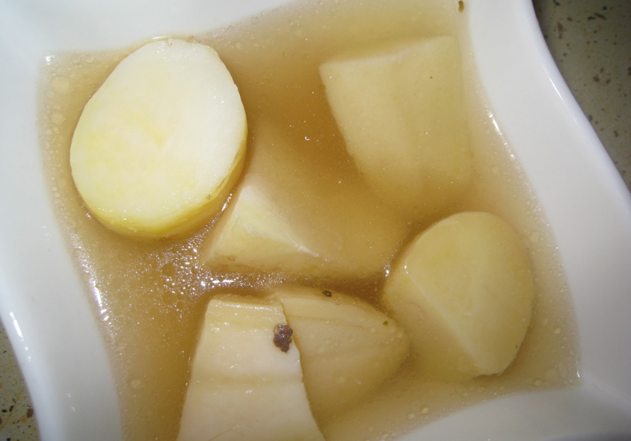 Rosół z ziemniakami foto