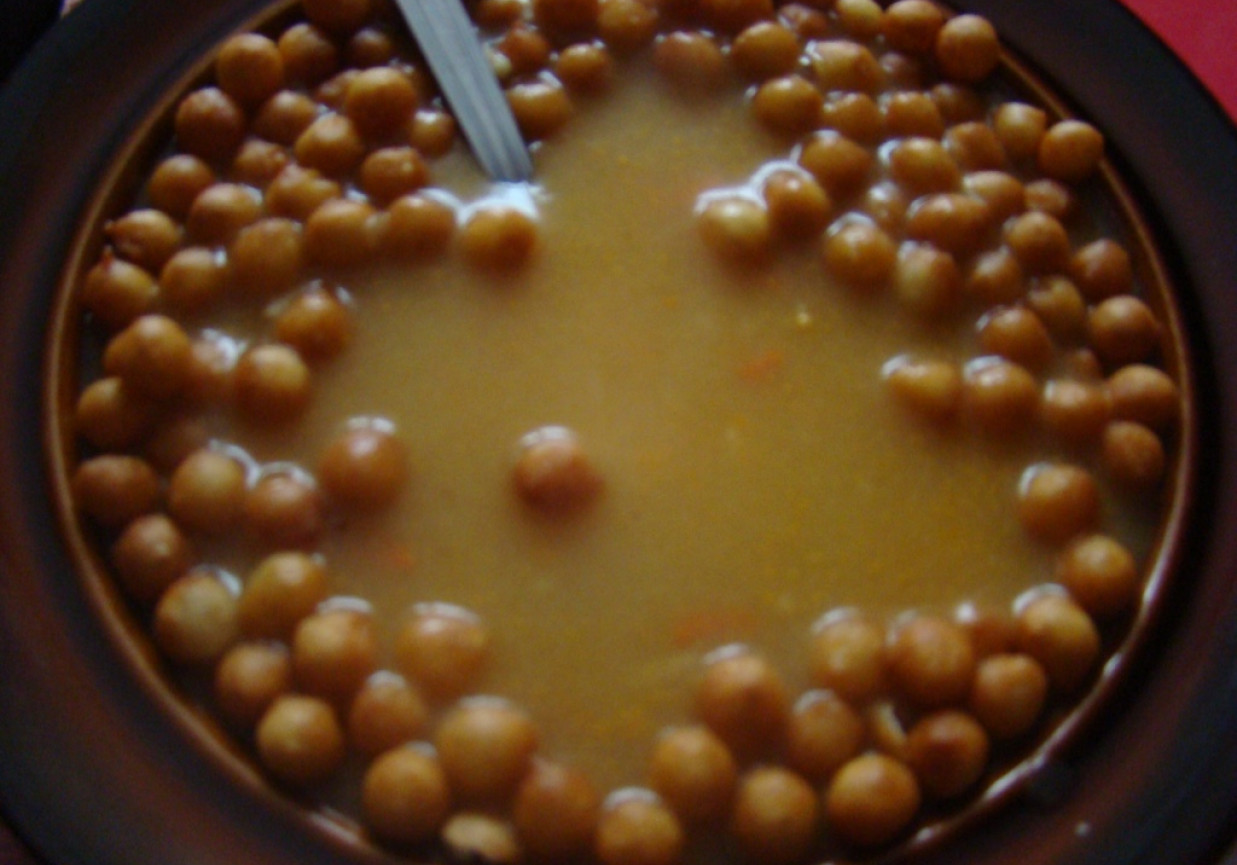 Rozgrzewająca zupa dyniowa z imbirem foto