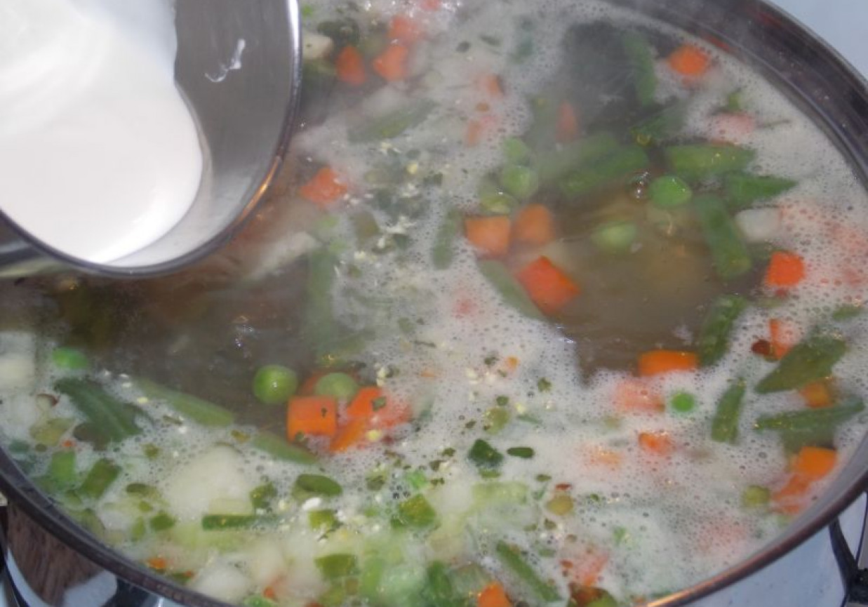 Rozgrzewająca zupa jarzynowa foto