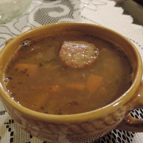Krok 5 - Rozgrzewająca zupa z brązowej soczewicy foto