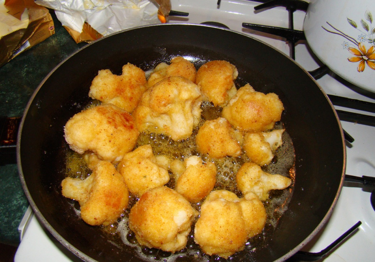 Różyczki kalafiora w panierce foto