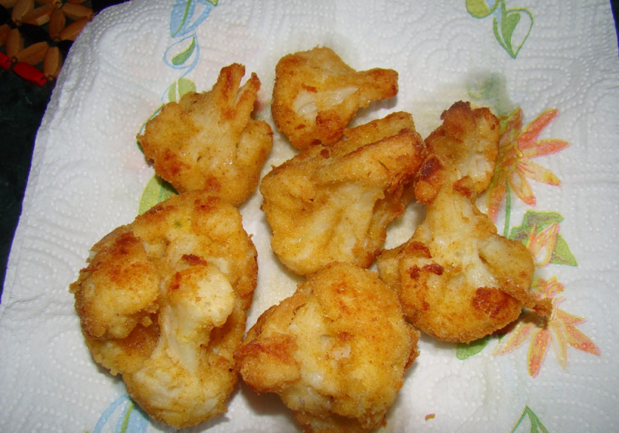 Różyczki kalafiora w panierce foto