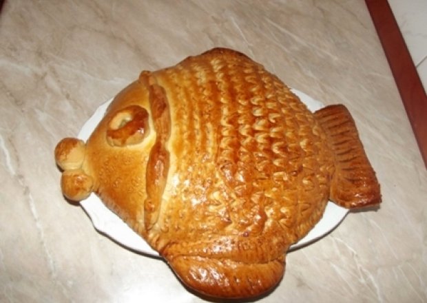 Fotografia przedstawiająca Ryba w cieście drożdżowym