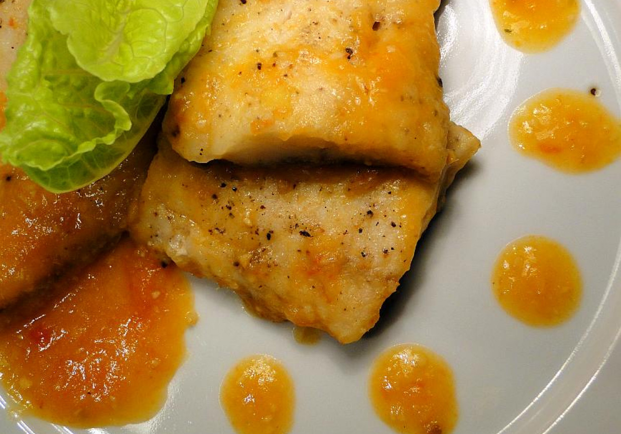 Ryba w sosie z mango foto