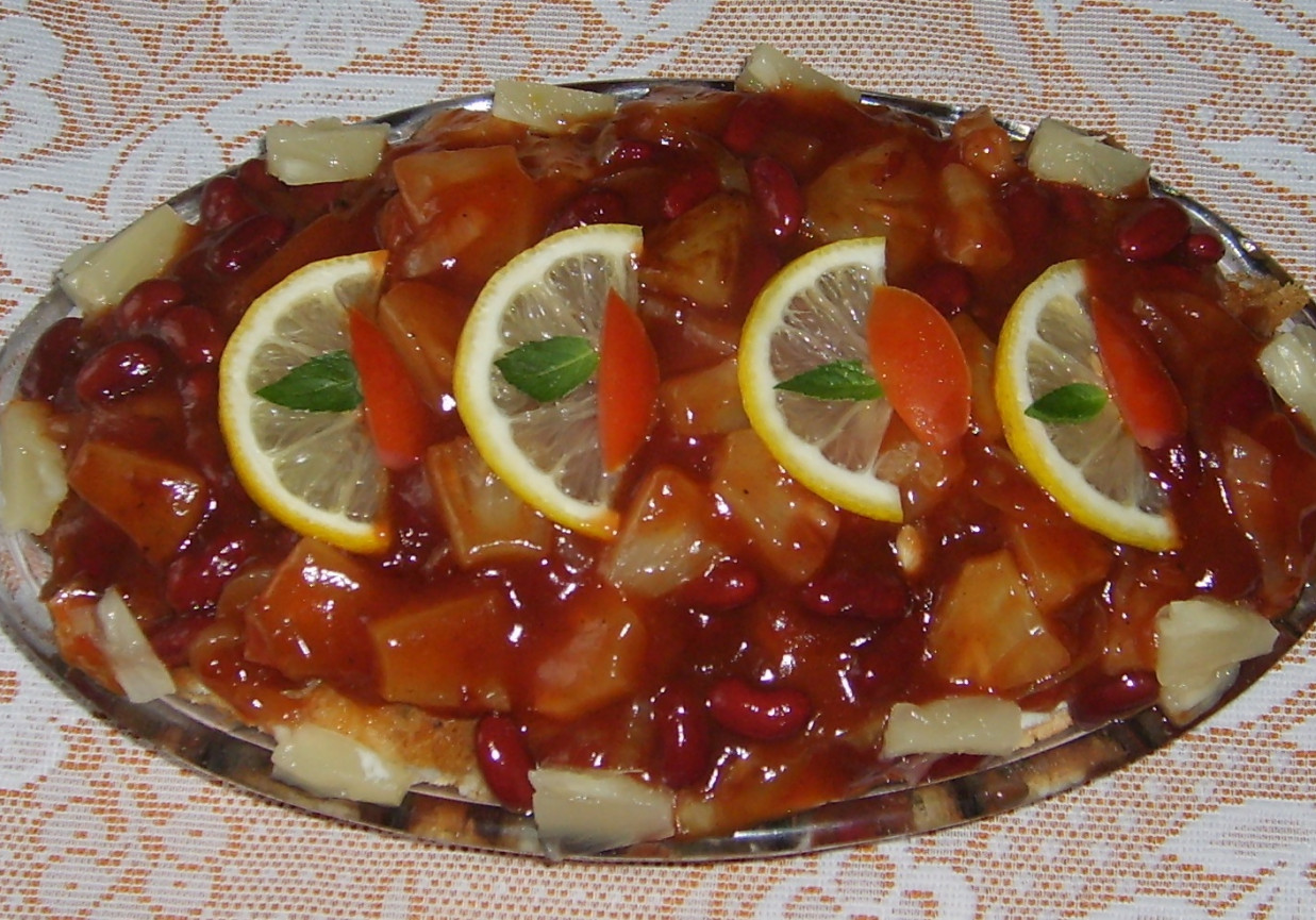 Ryba ze sosem słodko-kwaśnym foto