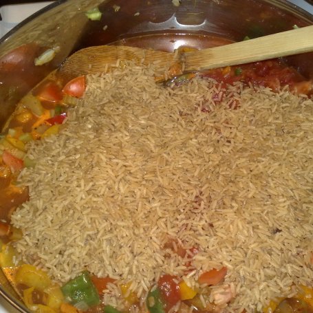 Krok 3 - Rybna Jambalaya foto