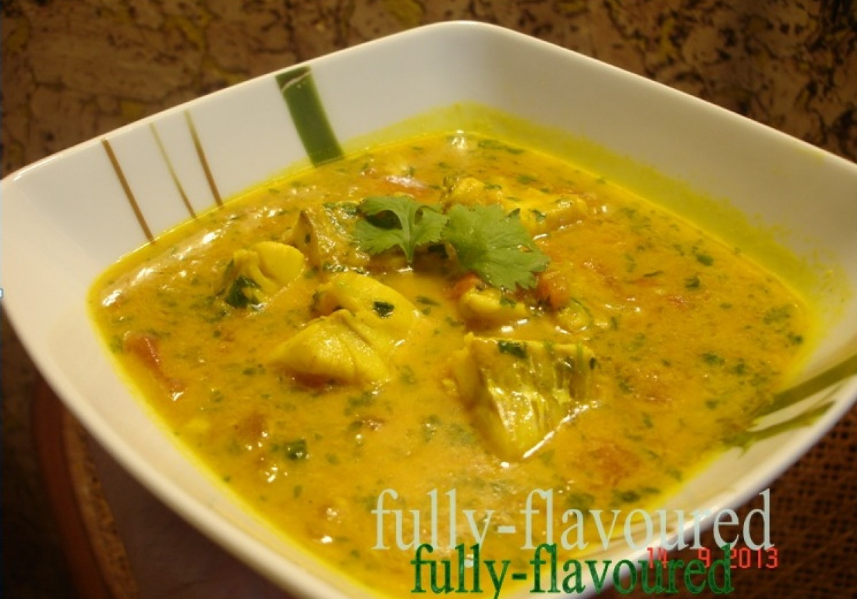 Rybne curry  na mleczku kokoswym foto